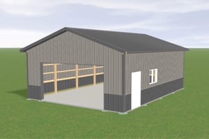 BG Supply 24x32x10 Pole Barn Kit