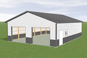 BG Supply_30x40x10 Pole Barn Kit